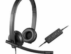 Headset USB Logitech Stereo H570e black