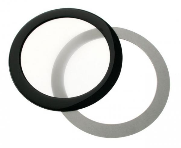 DEMCiflex Round Dust Filter 92mm Black/White