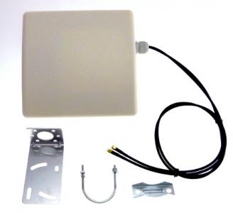 3G/LTE 8dBi MIMO Direct antenna 700-2700M SMA, 2x 1m LMR200 Cable