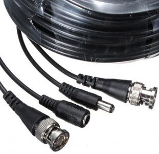 SECTEC BNC video+power cable 20m