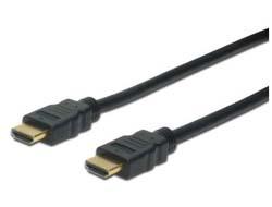 HDMI v.2.0 kaapeli 2m musta, HDMI-A / HDMI-A M/M KAAPELI HQ v.2.0