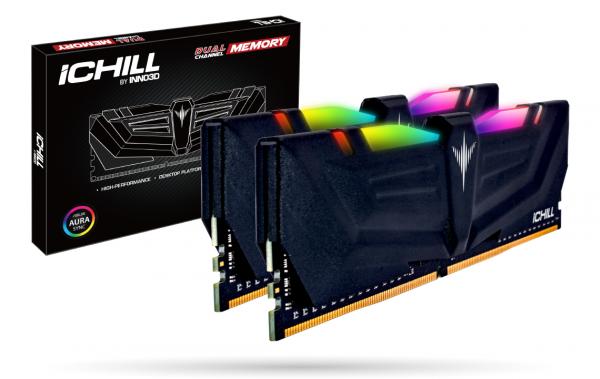 INNO3D iChill Memory, Aura Sync, DDR4-4000, CL19 - 16 GB Dual-Ki