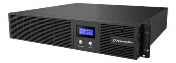 PowerWalker VI 1200 RLE - UPS (telineasennettava) - Vaihtovirta 230 V - 720 watt - 1200 VA 7.2 A/h - RS-232, USB - lähtöliittimet: 4