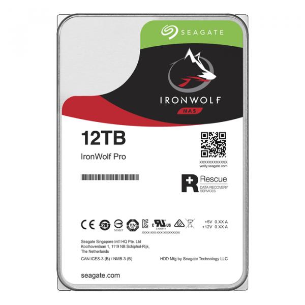 SEAGATE IronWolf Pro 12TB, 3.5", 7.2K, 256MB, SATA III NAS-kiintolevy