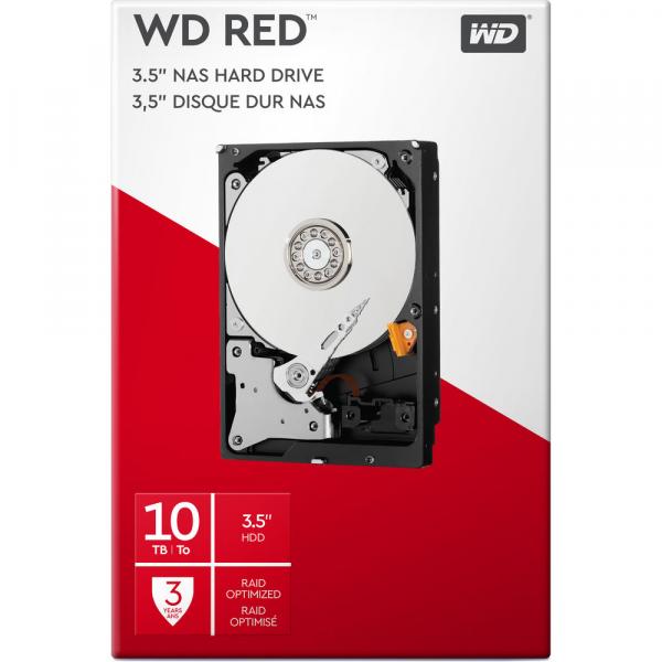 WD Red WDBMMA0100HNC-WRSN 10TB, 3.5", 5.4K, 256MB, SATA III NAS-kiintolevy