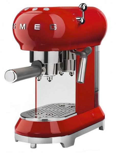 SMEG ECF01 -espresso- ja kahvinkeitin, punainen