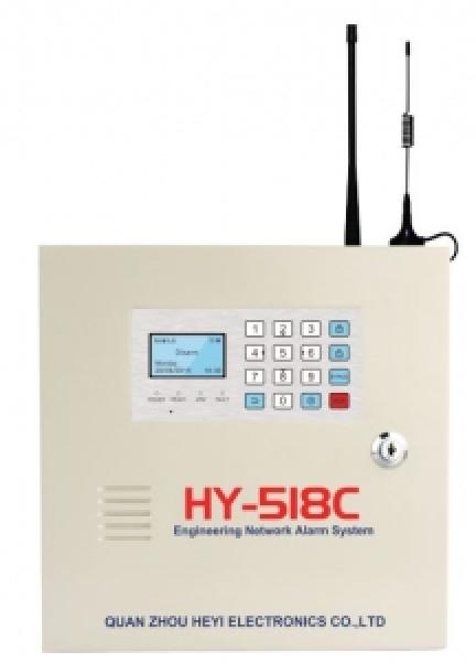 HEYI 518C murtohälytinjärjestelmä, GSM+LAN 8x Zzone, 1x Relay, 1x Siren