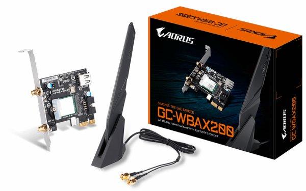 Gigabyte GC-WBAX200 Wireless LAN Adapter, WLAN 802.11ax 2400Mbps + BT 5.0