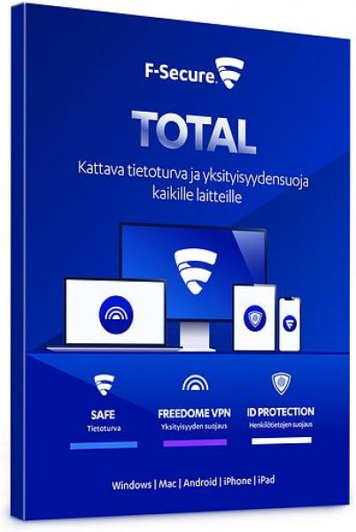 F-SECURE TOTAL (2 YEAR 25 DEVICES), E-KEY