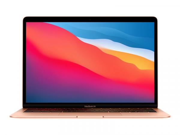 Apple MacBook Air 13" Gold/Apple M1-Chip 8-Core/16GB RAM/256GB SSD/7-Core Integrated Graphics/Swedish Keyboard