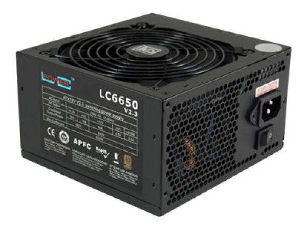 LC Power LC6650 V2.3 - virtalähde - 650 wattia