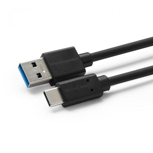 Microconnect USB3.2 kaapeli 1m USB-A USB-C musta (W125782910) 10 Gbit/s
