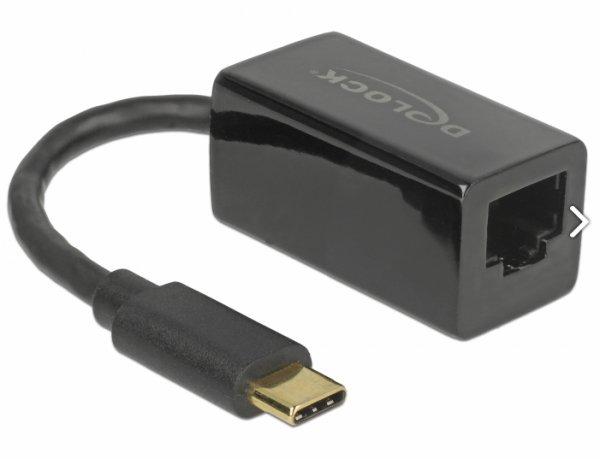 DeLock Verkkokortti USB-C 3.1 1000Mbps Kabling