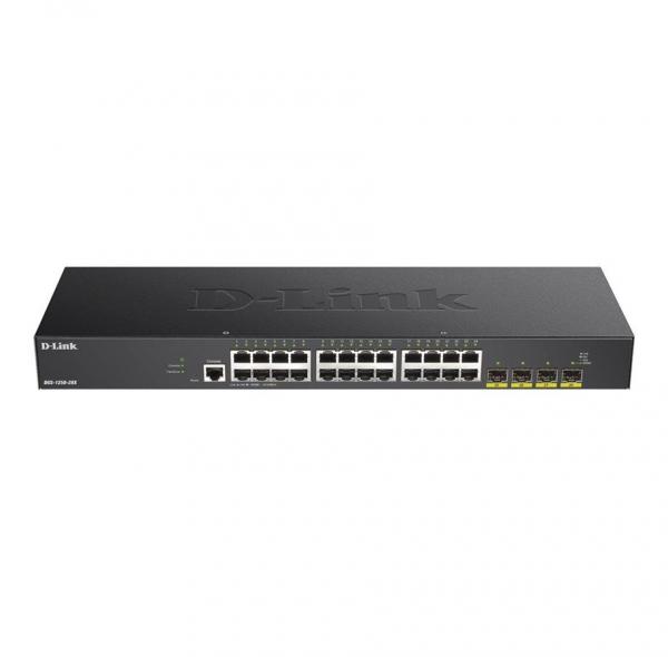 D-Link Switch 24G 4SFP+ L3 managed 24x10/100/1000 4xSFP+