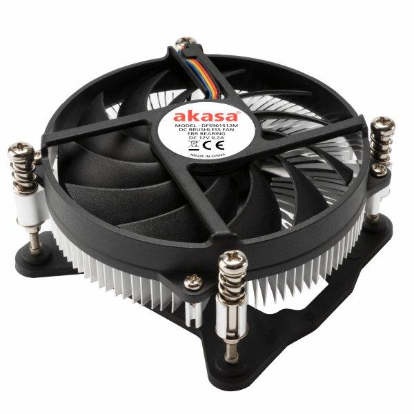 Akasa KS12 Low profile cooler optimised for Mini-ITX and HTPC cases. Supports up to 65W TDP - 92mm