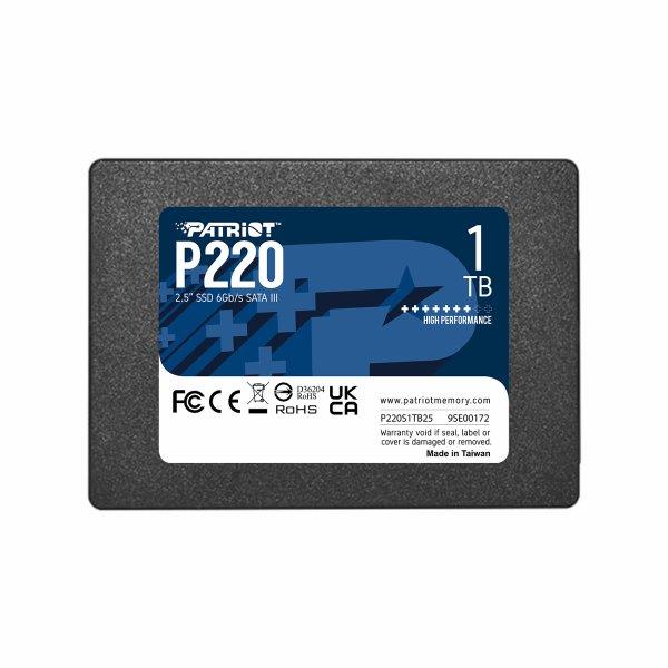 SSD Patriot 1TB (1000GB) 2,5 P220 SATA3 550/500