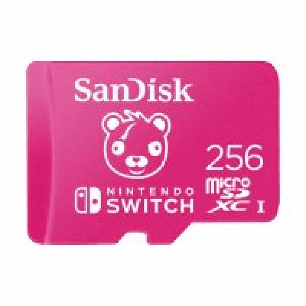 SanDisk Nintendo MicroSD UHS I 256GB Fortnite Edition, Cuddle Team,  256GB