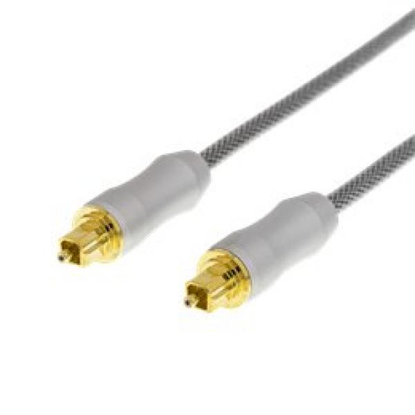 DELTACO Toslink Cable | Toslink (optical) - Toslink (optical) | Connection cable | 2m | Black