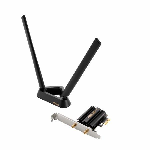 ASUS PCE-AXE59BT WIFI6E (802.11ax) AXE5400 Tri-Band PCIe Wi-Fi Adapter