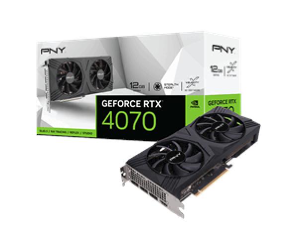 PNY GeForce RTX 4070 Verto Dual Fan - 12GB GDDR6X RAM