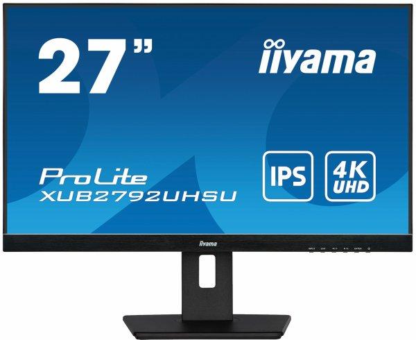 iiyama ProLite XUB2792UHSU-B5 27 3840 x 2160 HDMI DisplayPort USB-C 60Hz Pivot Skrm
