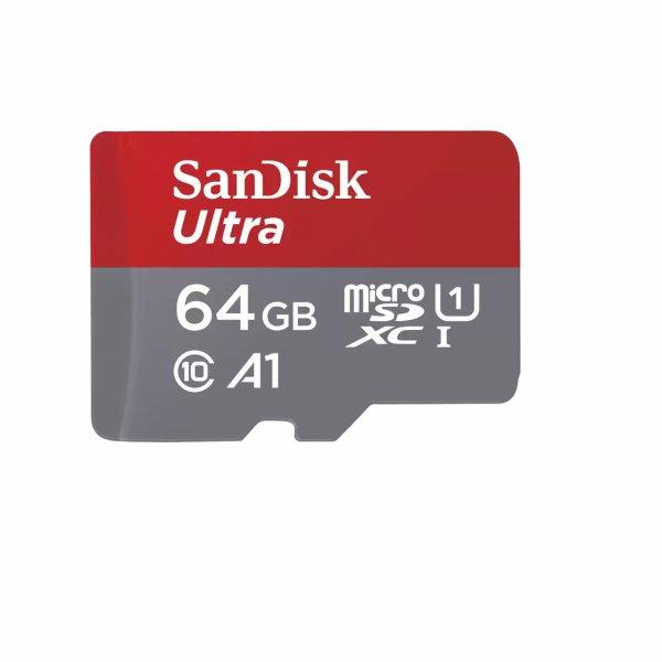 SanDisk Ultra microSDXC for Chromebooks 64GB 140MB/s, UHS-I, with Adapter