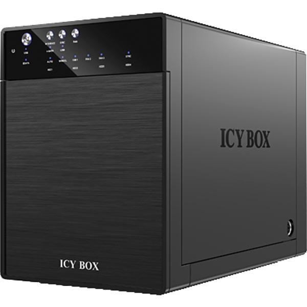 RaidSonic ICY BOX IB-3640SU3 ulkoinen tallennuskotelo 4x3.5" SATA-kiintolevylle