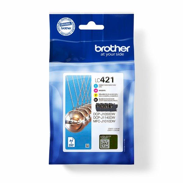 BROTHER Ink LC421VAL LC-421 Mulitpack