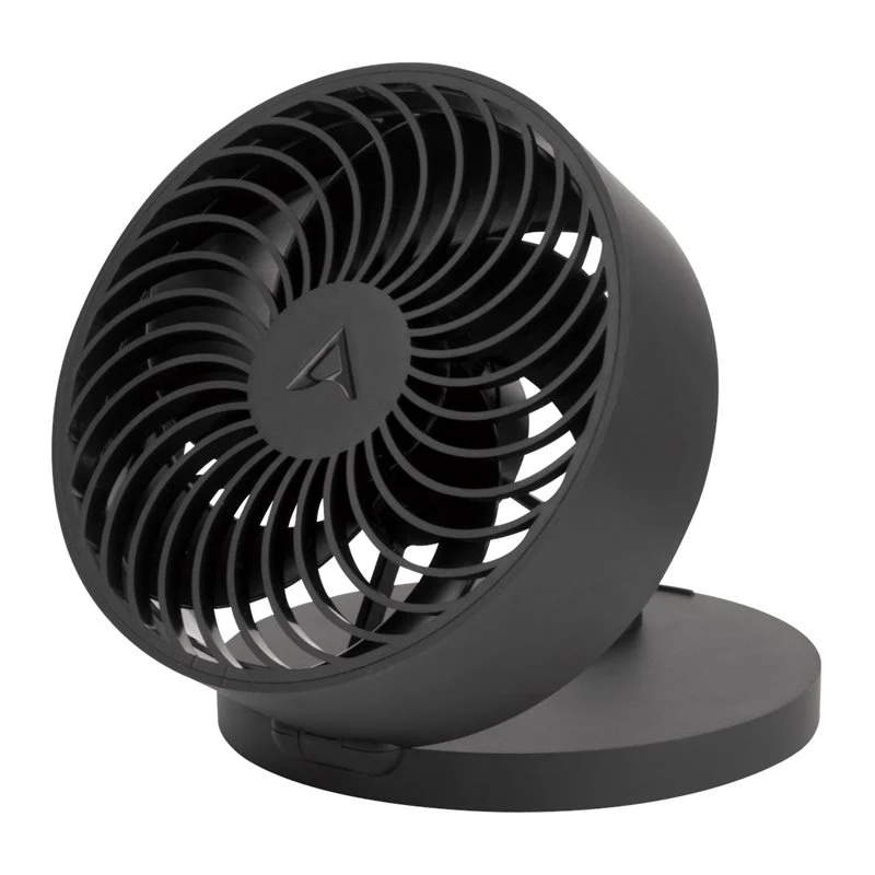 Arctic Summair Plus Table Fan (Black)  Foldable Table Fan with Integrated Battery