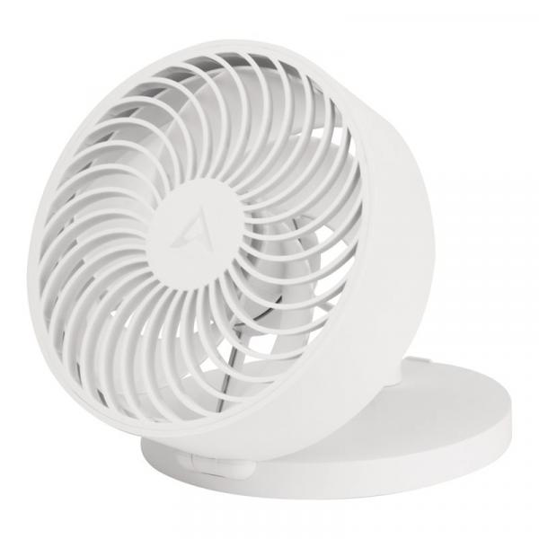 Arctic Summair Plus Table Fan (White)  Foldable Table Fan with Integrated Battery