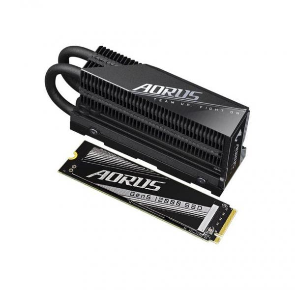 AORUS Gen5 Solid state-drev 12000 2TB M.2 PCI Express 5.0 x4 (NVMe)