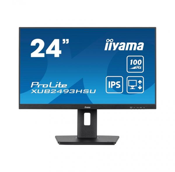 iiyama 24" Näyttö ProLite XUB2493HSU-B6 - LED monitor - Full HD (1080p) - 24" - 1 ms