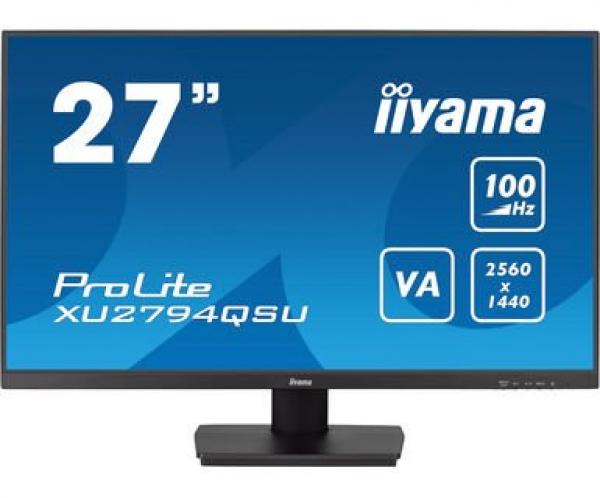 iiyama ProLite XU2794QSU-B6 27" 2560 x 1440 HDMI DisplayPort 100Hz