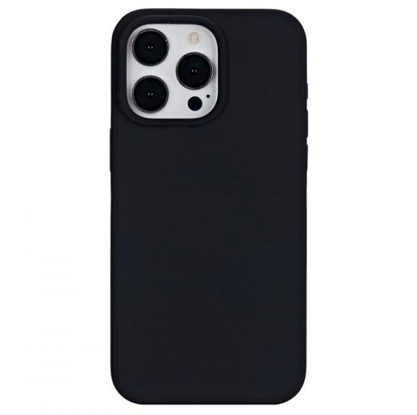 eSTUFF INFINITE RIGA silikonikotelo iPhone 15 Pro Maxille - musta 100% kierrätettyjä materiaaleja
