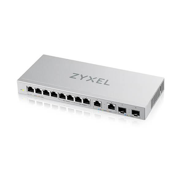 Zyxel XGS1010-12 v2 8-Port Unmanaged MultiGig Switch with 8-Ports 1G 2-Ports 2.5G 2-Ports 10G SFP+