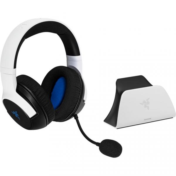 Razer Kaira Gaming Headset for Xbox , PC  Charging Stand, White - Legendary Duo Bundle