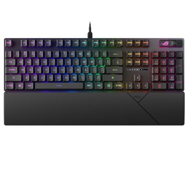ASUS ROG STRIX SCOPE II RX RGB Gaming Keyboard ROG RX RED Optical Mechanical Switches PBT Keycaps