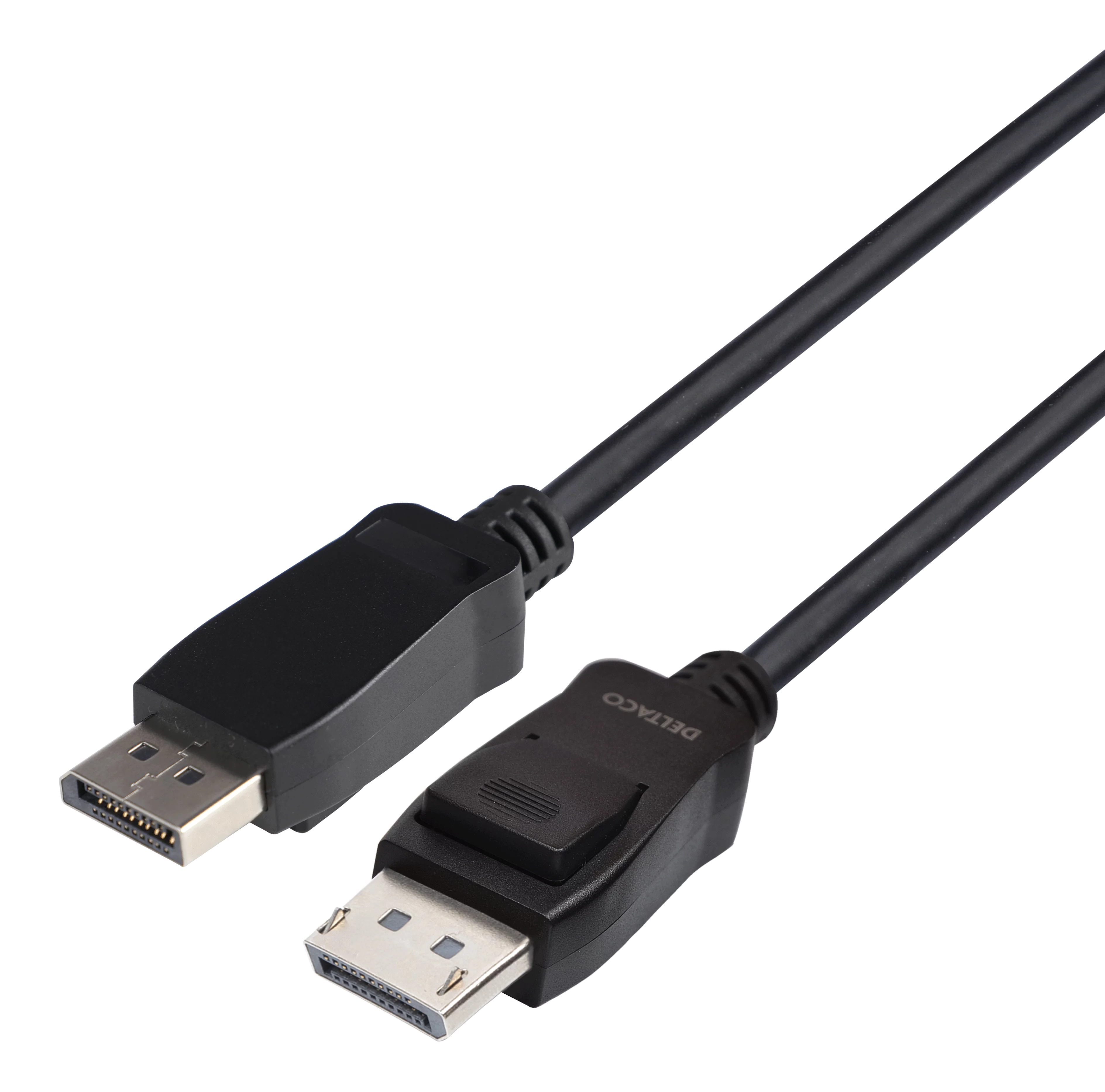 DisplayPort cable, 2m, 8K, DP 1.4, DSC 1.2, LSZH black