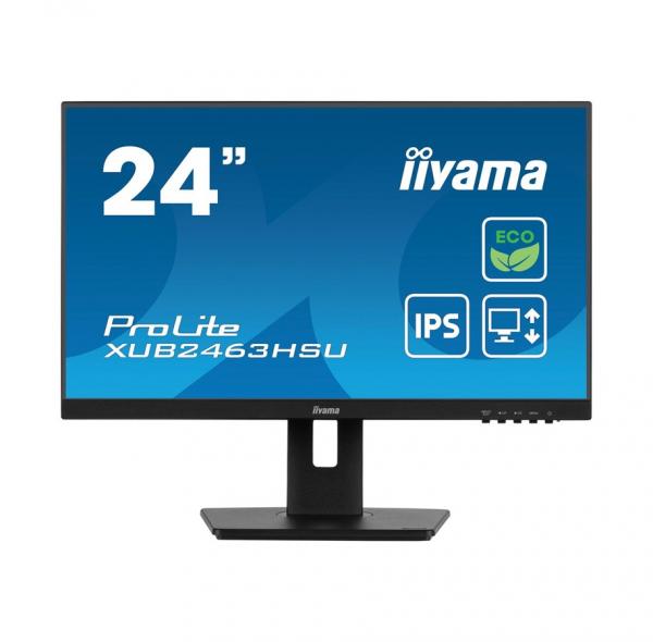 iiyama ProLite XUB2463HSU-B1 24 1920 x 1080 (Full HD) HDMI DisplayPort 100Hz Pivot Skrm
