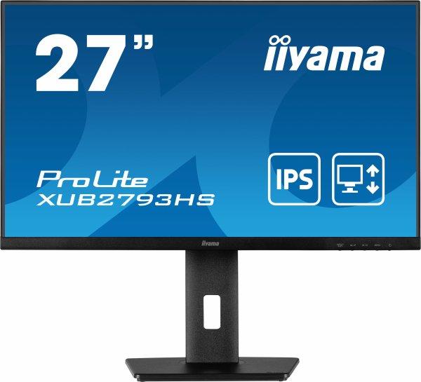iiyama ProLite XUB2793HS-B6 27 1920 x 1080 (Full HD) HDMI DisplayPort 100Hz Pivot Skrm