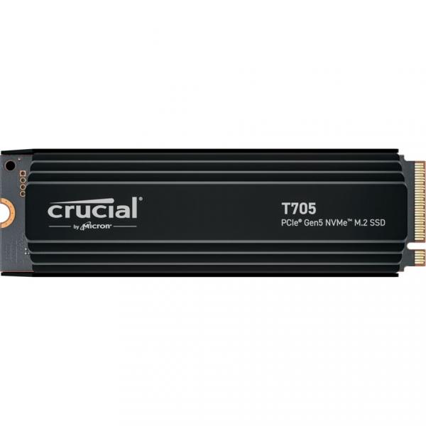 Crucial T705 2TB PCIe Gen5 SSD w heatsink NVMe M.2