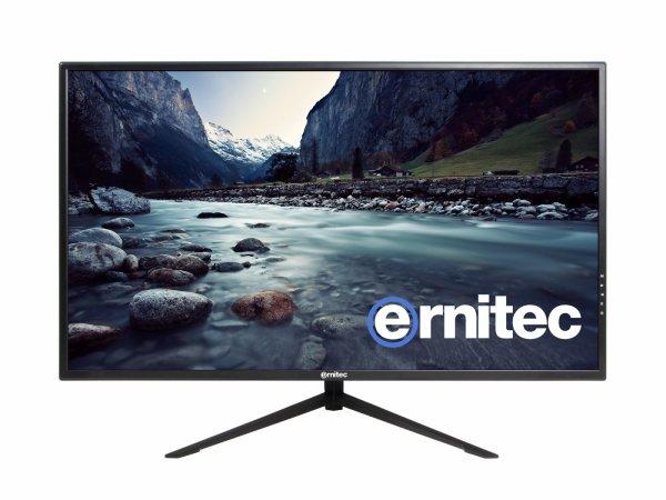 Ernitec 0070-24132-POE, 81.3 cm (32), 3840 x 2160 pixels, 4K Ultra HD, LED, 5 ms, Black, valvonta/valvomo