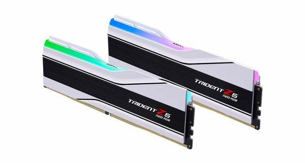 G.skill 32GB (2x16GB) 6000MHz DDR5 Trident Z5 NEO RGB for AMD EXPO White