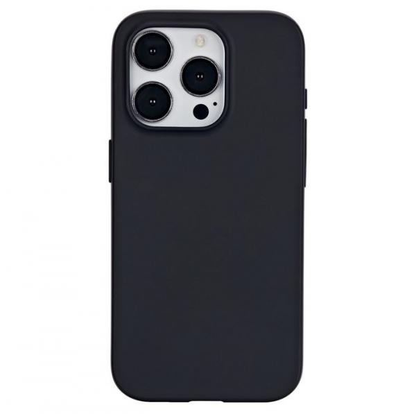eSTUFF iPhone 15 Pro INFINITE VIENNA TPU Cover - Black - 100% recycled TPU