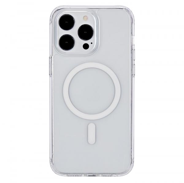 eSTUFF iPhone 15 Pro Max BERLIN Magnetic Hybrid Cover - Transparent