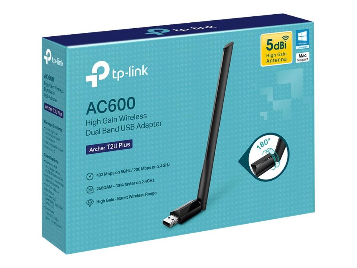 Tp Link Archer T2u Plus Wlan Usb Wlan Usb Verkkokortit Archer T2u Plus Tietokonekauppa Fi Kaikki Mita Tarvitset
