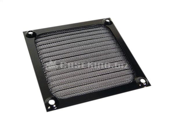 Aluminum Fan Filter 80mm - black
