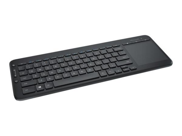 Microsoft All-in-One Media Keyboard with Integrated Multi-Touch Trackpad - Langaton näppäimistö kosketuslevyllä - 2.4 GHz