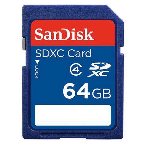 SANDISK SDXC 64GB Class 4