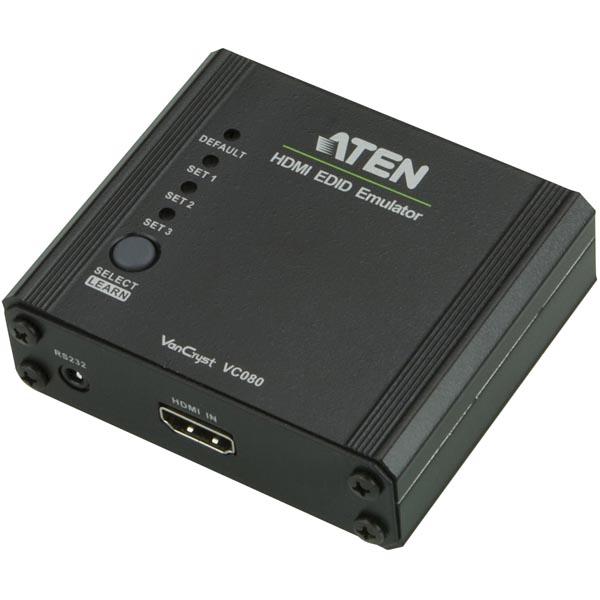 ATEN HDMI EDID Emulaattori, 19-pin na, RS-232, 3D, HDCP, musta